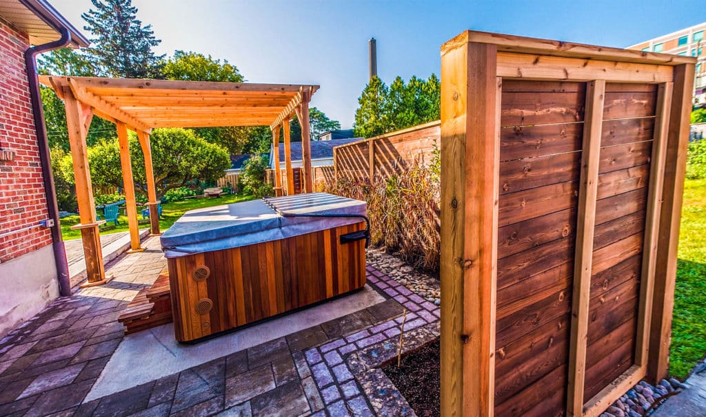 custom hot tub