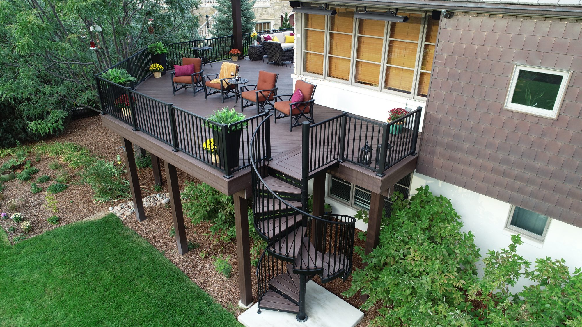 Trex Spiral stairs