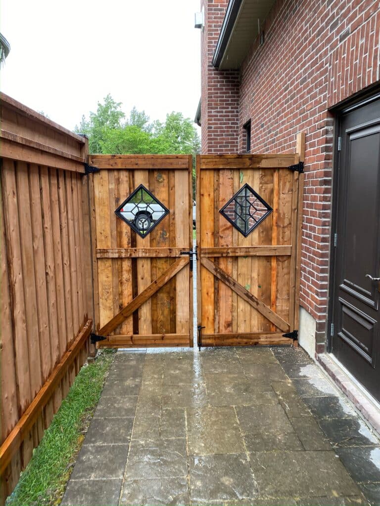 fence door
