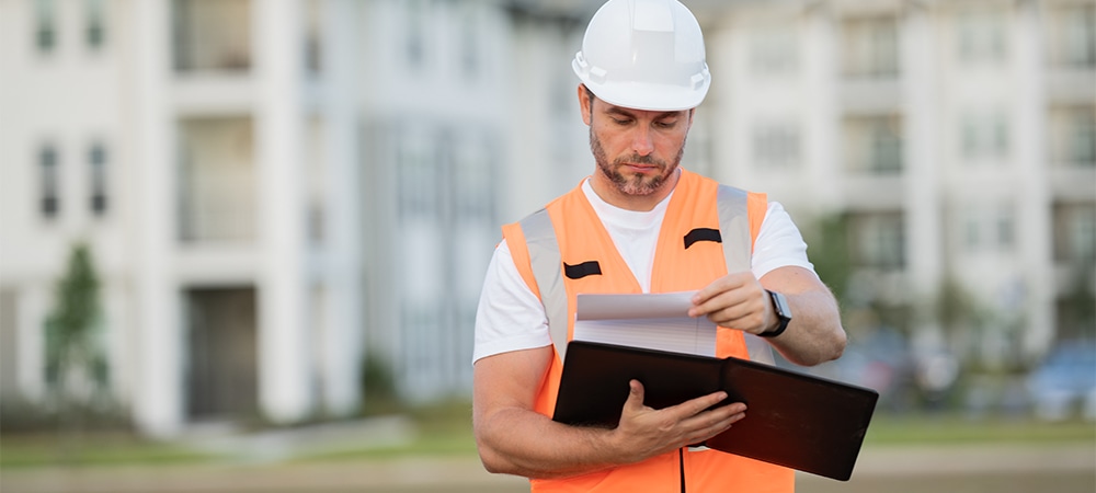 contractor holding work permit