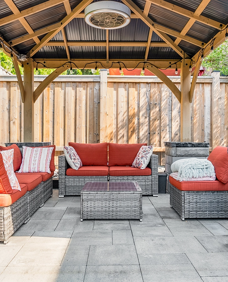 interlocked patio