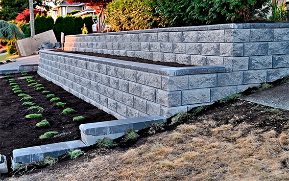 block retaining wall gallery image six