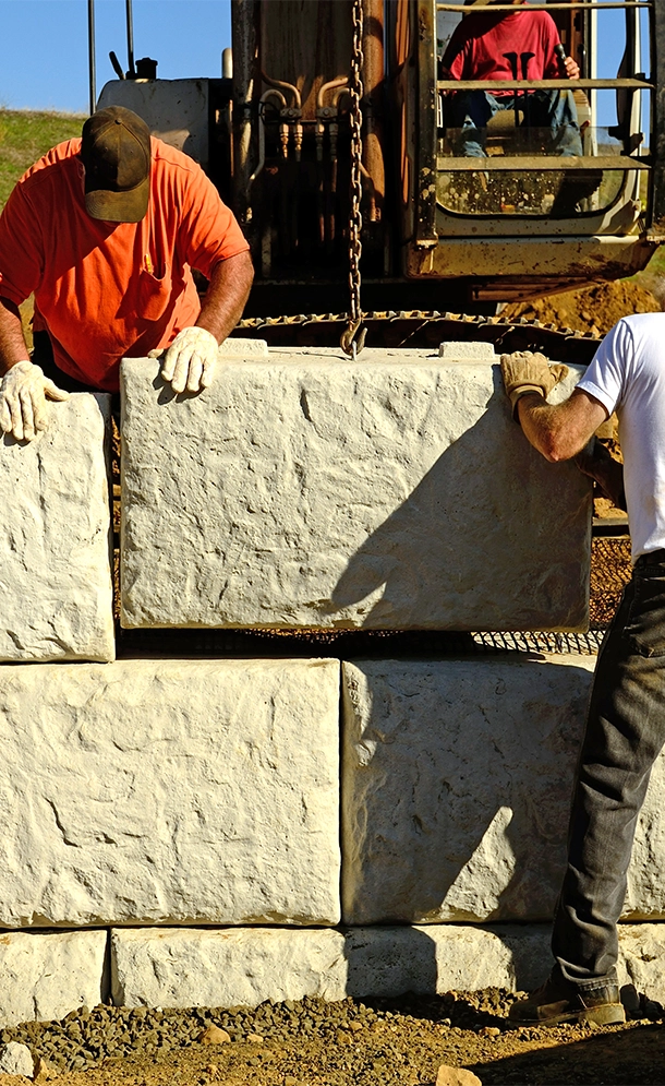 creating a sturdy structure capable of Interlocking retaining wall creating a sturdy structure capable of Interlocking retaining wall
