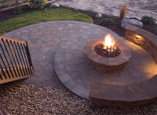 flagstone fire pits flagstone fire pits