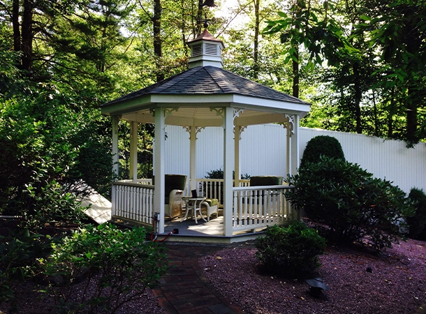 gazebo in backyard gazebo in backyard