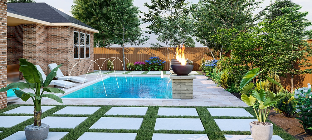 pool aesthetic integration