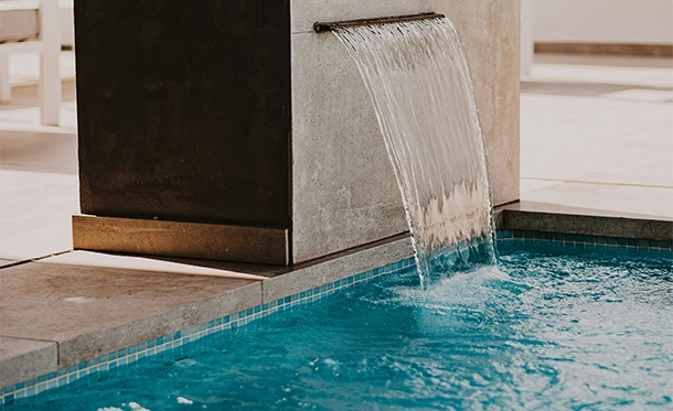 pool water fall pool water fall