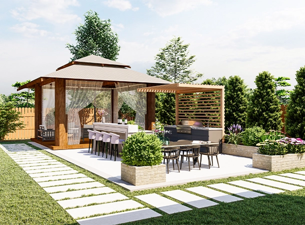 outdoor kitchen space increase property value outdoor kitchen space increase property value