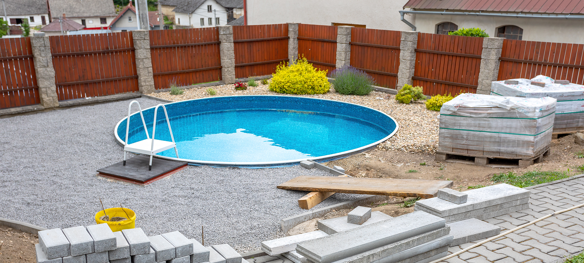backyard Preparation for Pool installation